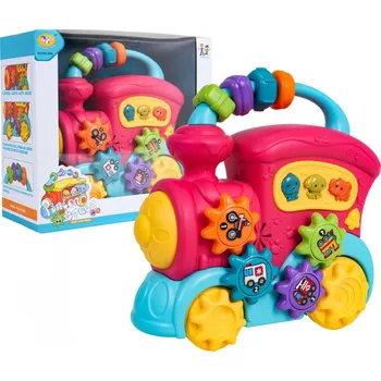 Hračka pro nejmenší Mamido Multifunkční vlak pro nejmenší s funkcí zvuku