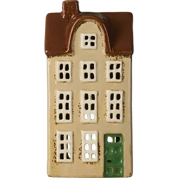 Svícen Ib Laursen Keramický svícen Nyhavn Green Door