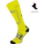 Unisex cyklistické ponožky R2 Power zelené Velikost: S