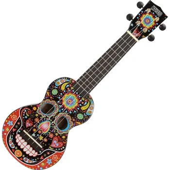 Hudebniny Mahalo MA1SK BK Skull Black Sopránové ukulele (Jako nové)
