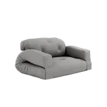 KARUP Rozkládací pohovka HIPPO šedá 140 cm