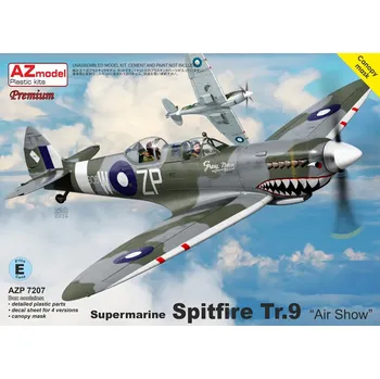 Plastikový model AZ model 1/72 Spitfire Tr.9 'Air Show' (4x camo) PREMIUM