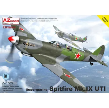 Plastikový model AZ model 1/72 Spitfire Mk.IX UTI (4x camo) PREMIUM