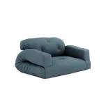 KARUP Rozkládací pohovka HIPPO petrolejová modrá 140 cm