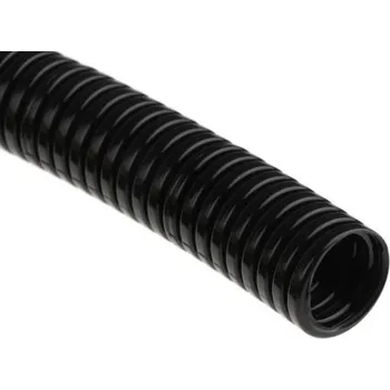 kabelová chránička Elektroinstalační trubka ohebná ohebná Černá 16mm Plast, IP68 10m ID 12mm min. R ohybu 30 mm, vnější průměr: 15.8mm M16