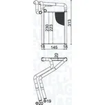 Výměník tepla, vnitřní vytápění MAGNETI MARELLI 350218488000