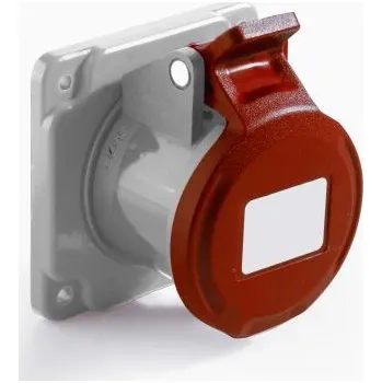 Elektrická zásuvka Panel socket 50/60 Hz IP44 3P plus N plus T 16A 38