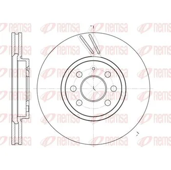 Brzdový kotouč Brzdový kotouč REMSA 6684.10
