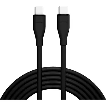 Datový kabel Solight USB-C 3.1 kabel, USB-C konektor - USB-C konektor, silikon, 2m SSC1702-S