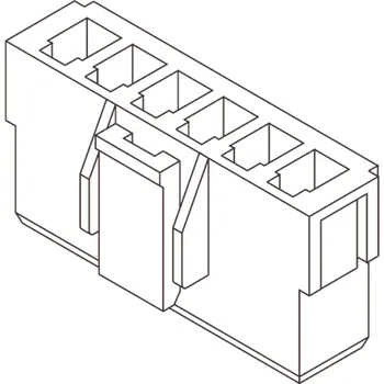 Elektrický konektor Molex zástrčkový konektor na kabel 5, rozteč 3.96 mm, 351560500, 1 ks Bulk