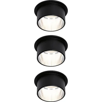 Bodové svítidlo Paulmann 93383 LED vestavné svítidlo 19.5 W černá, železo