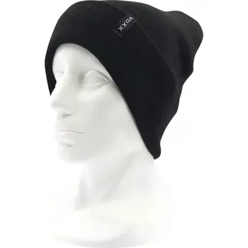 Čepice VOXX Čepice pánská pletená ATEGO ohrnovací ČERNÁ uni 119630