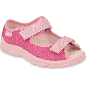 Dívčí bačkory BEFADO 869X162 dívčí sandálky kožená stélka 26 869X162_26