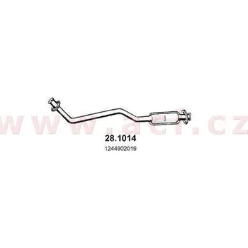 Přední díl výfuku přední díl výfuku ASSO/VENEPORTE (V 28.1014) (V 28.1014)