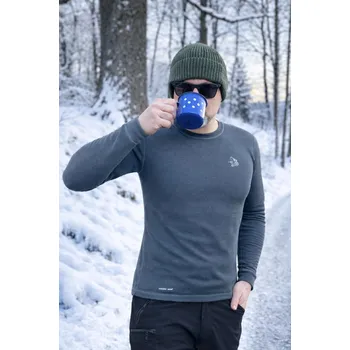 Funkční triko pánské merino dlouhý rukáv FARAMUGO - XL