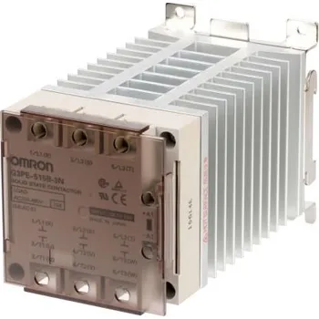 Relé Polovodičové relé 15 A Lišta DIN Nulové křížení 3PST-NO Triac 528 V AC G3PE G3PE-515B-3N 12-24VDC