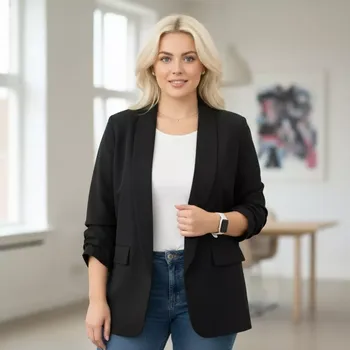 Dámské sako Dámské sako Elsa černé M3499