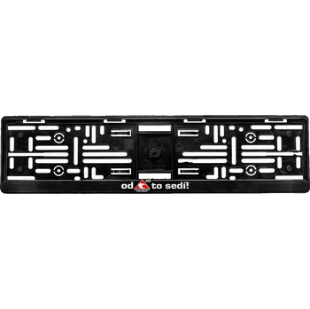 Držák SPZ Podložka pod RZ (SPZ) s 3D logem ACI (ČR i SR) - pro značky o rozměru 520 mm (š) x 110 mm (v) (X SPZ 3D) (X SPZ 3D)