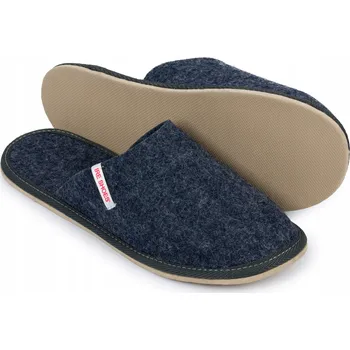 Pánské pantofle Stylové pánské Papuče IreShoes, přírodní Plst, vlna, Bamboše velikosti 41-46