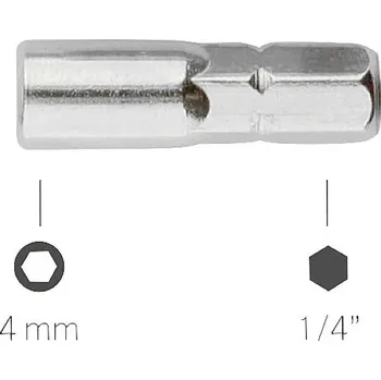 Šroubovák Bernstein Tools for Electronics 4-566 Adaptér pro bity 1/4 palců > , 4 mm 25 mm 1/4