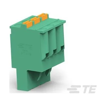 Elektrický konektor Svorkovnice PCB, rozteč 5mm, počet řad 1, počet kontaktů 8, Svislý, TE Connectivity, Zelená