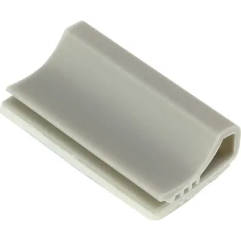 Stahovací páska TRU COMPONENTS úchytka TC-6645728 pro plochý kabel světle šedá 100 ks