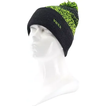 Čepice VOXX Čepice pánská pletená PARAGAN zimní s bambulí TMAVĚ ŠEDÁ uni 121090