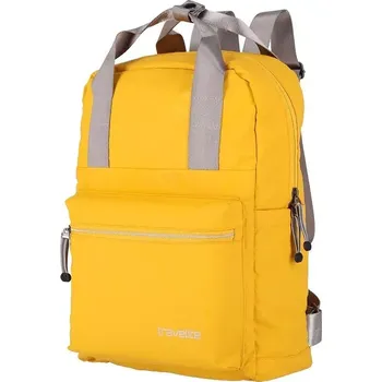 Městský batoh Travelite Basics Canvas Backpack Yellow 11 L TRAVELITE-96319-89