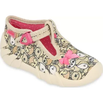 Dívčí obuv BEFADO 110P437 dívčí bačkorky Mummy Me srnečky 23 110P437_23