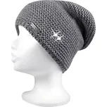 VOXX Čepice dámská pletená VIVARO s lurexem ŠEDO-STŘÍBRNÁ uni 113940