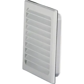 Větrací mřížka Ventilační mřížka Šedá, Plast, 105 x 105mm