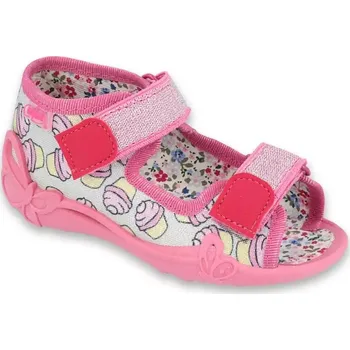 Dívčí sandály BEFADO 242P099 dívčí sandálky růžové cupcakes 22 242P099_22