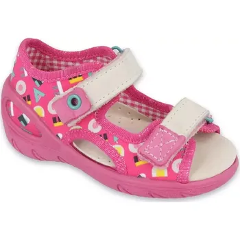 Dívčí sandály BEFADO 065P153 SUNNY dívčí sandálky růžové 21 065P153_21