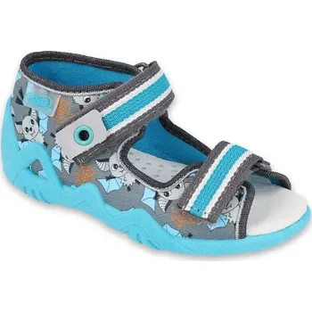 Chlapecké bačkory BEFADO 350P021 chlapecké sandálky kožená stélka 19 350P021_19