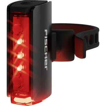 Cyklosvítilna FISCHER FAHRRAD sada zpětných světel na kolo PLUS TWIN STOP LED černá