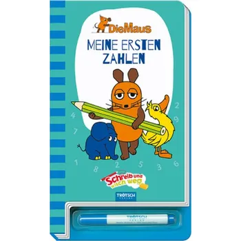 První čtění Trötsch Die Maus Schreib und wisch weg Zahlen - Trötsch Verlag GmbH & Co. KG