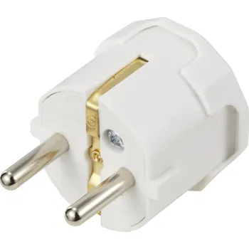 Sygonix SY-6618466 zástrčka polypropylen (PP) 250 V/AC bílá