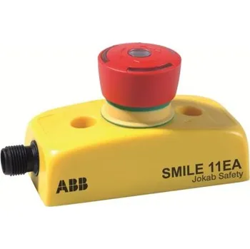 vypínač ABB Smile 11 EA Osvětlené Tlačítko nouzového vypínače Šroubová svorka 2 x NC IP67, IP69K