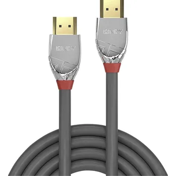 Audio kabel LINDY HDMI kabel Zástrčka HDMI-A, Zástrčka HDMI-A 3.00 m šedá 37873 4K UHD HDMI kabel