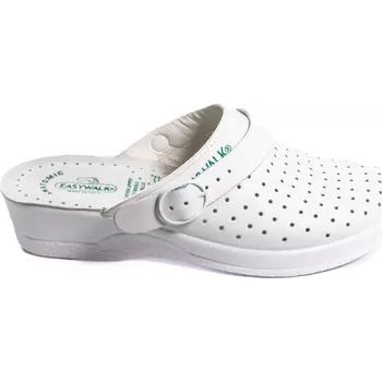 Dámské pantofle Dámské zdravotní kožené pantofle s páskem 41