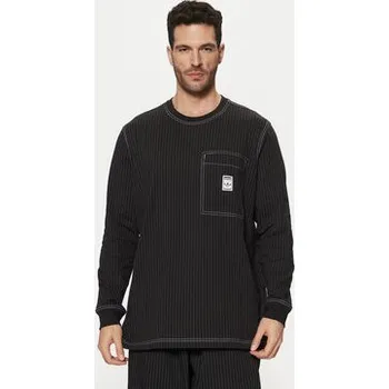 adidas S dlouhým rukávem Wabash JP4479 Černá Loose Fit L