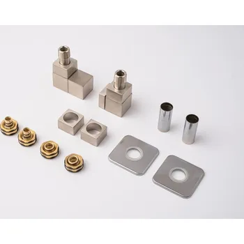 Hlavice pro radiátor P.m.h. Termostatický ventil pro ústřední vytápění Doria 6x7 cm nerez DOR-L-SS