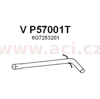 Střední díl výfuku střední díl výfuku TYLL - 00135 (V P57001T) (V P57001T)