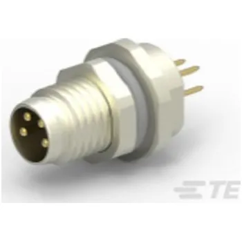 Elektrický konektor Kulatý konektor, počet kontaktů: 4, velikost: M8 TE Connectivity, pohlaví kontaktu: Vnější Zástrčka, řada: T4, IP67,