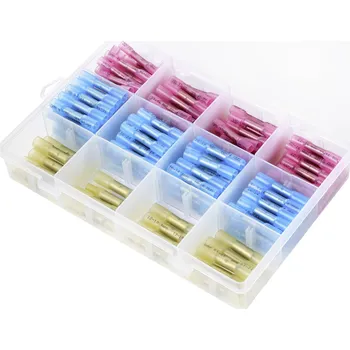 TRU COMPONENTS TC-9878224 krimpovací spojka krabička na drobné součástky 0.5 mm² 6 mm² červená, modrá, žlutá 1 sada