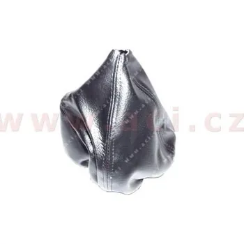 manžeta řadící páky (černá kůže, černý šev) (5834X17) (5834X17)