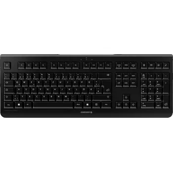 Klávesnice CHERRY KW 3000 bezdrátový klávesnice německá, QWERTZ černá Tiché klávesy, Funkce klávesové zkratky, s číselnou klávesnicí