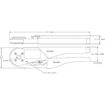 Krimpovací kleště Krimpovací nástroj, řada: 173112 FCT