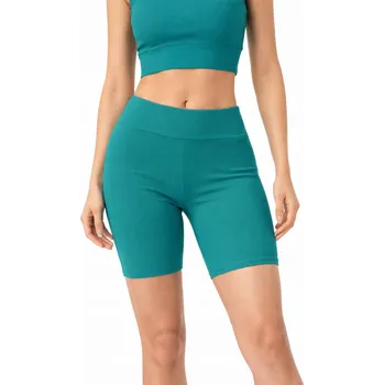 Dámské kraťasy SELF FIGI ŠORTKY KRAŤASY KOUPACÍ ŠORTKY FLEXY SPORT SP1 ZELENÁ 40 / L