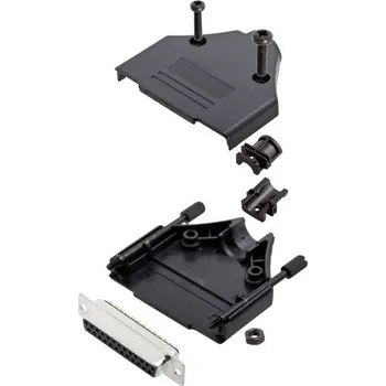 TRU COMPONENTS TCDTPKP25DMSK 7708568 sada D-SUB zásuvková lišta 180 ° Pólů: 25 pájecí kalíšek 1 ks